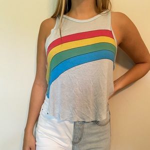Rainbow tank top